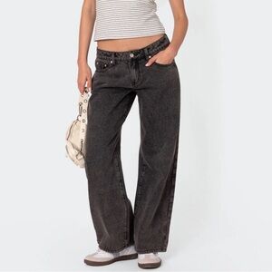 Edikted XS Petite Black Jeans